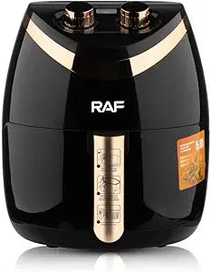RAF Air Fryer Oven, 6 Quart/5.8 Liter Air Fryer with 1500 Watt Electric Air Frying Toaster Oven for Baking, Roasting, Dehydrating, Auto Shutoff, Non-stick and Dishwasher Safe Basket