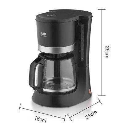 1.2 Liters Filter Coffee Machine 600 Watt Instant Coffee Machine, Suitable for Instant Coffee, Espresso, Macchiato Coffee, Anti Boil Protection, Anti drip Function