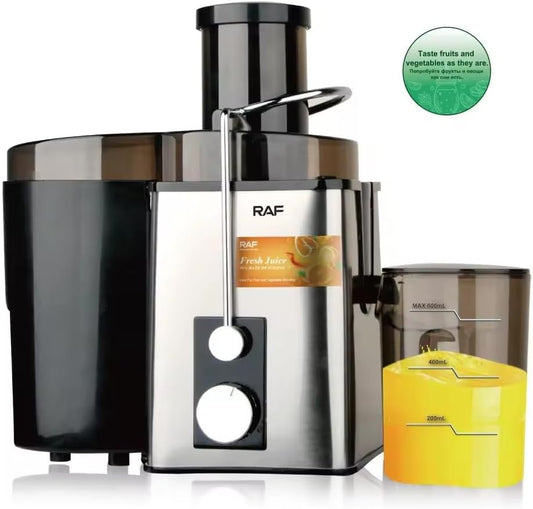 Juicer Extractor & Centrifugal Juicer Machine for Fruits and Vegetables, Stainless Steel Juicer 1000W with 7'' Wide Mouth, Compact Centrifugal Juicer Extractor Anti-Drip with Brush & Recipe